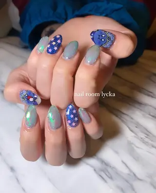 ネイル ﾈｲﾙﾙｰﾑﾘｯｶ 𝐦𝐚𝐲𝐮のネイルデザイン