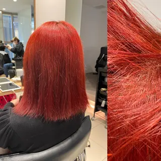 ミディアム カラー ヘアアレンジ stylist ◎RUKI.のヘアスタイル