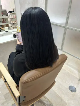 ミディアム カラー 💙まこと💙艶 カラー(Rico)のヘアスタイル