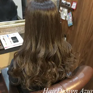 ロング カラー HairDesign Azurのヘアスタイル