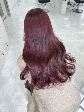 ロング カラー ダブルカラー 韓国レイヤーKYONのヘアスタイル