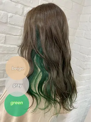 ロング 🍀透明感抜群🍀/ ハイトーンカラーのヘアスタイル