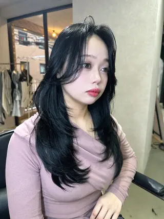 ロング カラー ワンホンヘア ケラチン/Kaitoのヘアスタイル