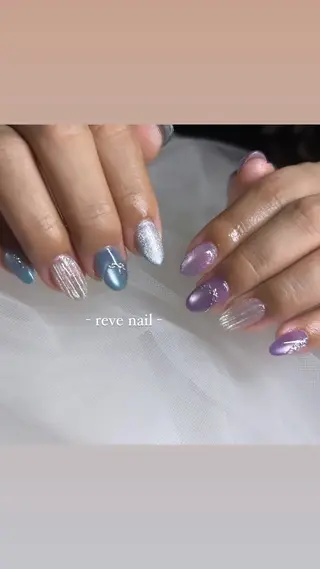 ネイル 門真市 三ツ島 reve nailのネイルデザイン