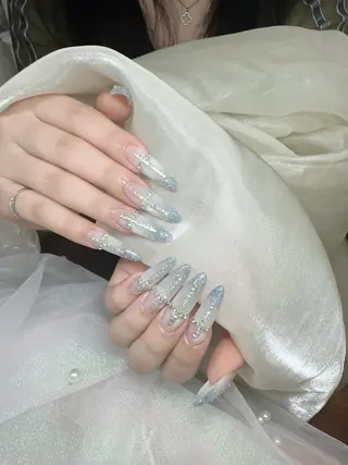 ネイル Hey🌈NAIL 長さ出し専門店のネイルデザイン