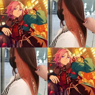 ロング カラー あらげ 🌈推しカラー🌈ᵕのヘアスタイル