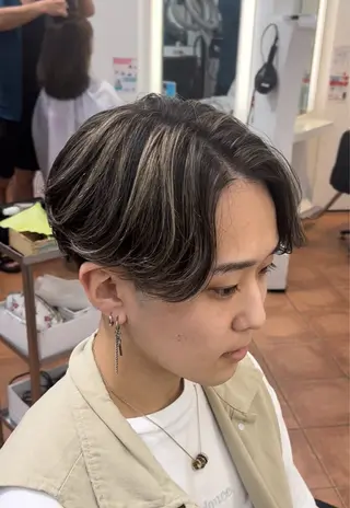 パーマ メンズ EARTH勝田台 吉永嵐のヘアスタイル