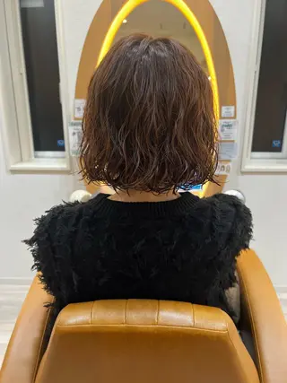 ショート パーマ adorableけやき通り店所属・adorable 小西彩里のヘアスタイル