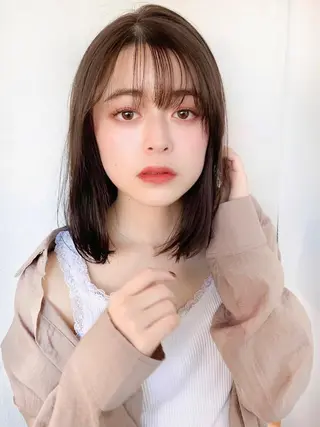 ミディアム 🍬kanami 🍬ボブ/暖色カラーのヘアスタイル