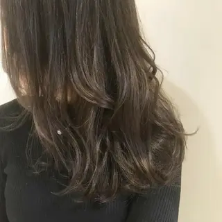 セミロング カラー 竹内啓太 ボブのヘアスタイル