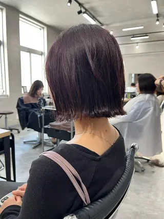 ショート ボブ×縮毛矯正 ryotaのヘアスタイル