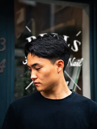 ショート カラー パーマ メンズ 🔗メンズサロン🔗 Kieのヘアスタイル