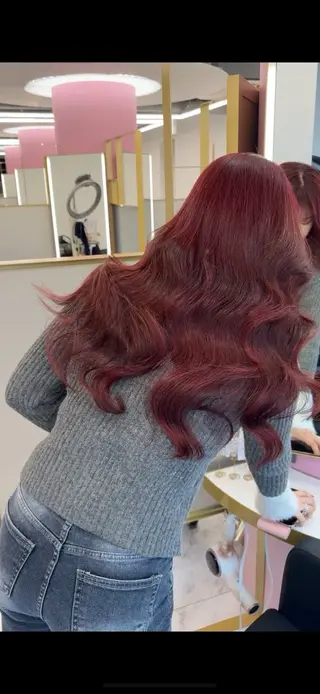 ロング カラー メンズ/メッシュ ‪‪/セット/aoiのヘアスタイル