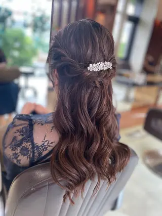 ロング 下村 和香奈のヘアスタイル