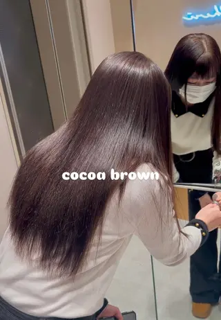 カラー 暖色カラ-ෆ˚顔周り 🎀ོ白岩亜実🎀ོのヘアスタイル