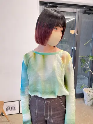 カラー pole所属・【pole】 minaのヘアスタイル