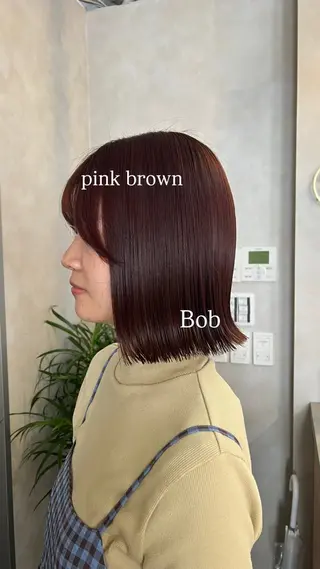 ショート カラー 梅田/似合わせボブ /顔周り/RINKAのヘアスタイル