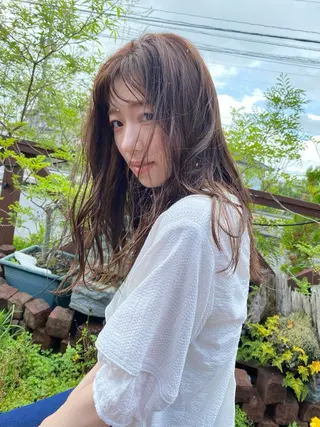 セミロング 大坪 壱成のヘアスタイル