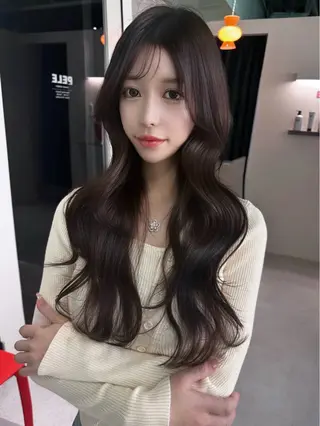 ロング 韓国ヘア特化 TAKESHIのヘアスタイル