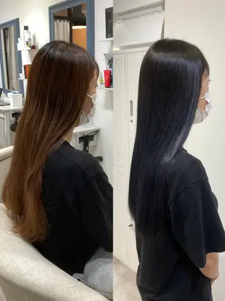 ロング カラー ✨髪質改善が大好評✨ 美容室lic近藤✨のヘアスタイル