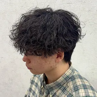 パーマ メンズ 毛流れ/シャドウ 🇰🇷AYATOのヘアスタイル