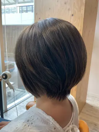 ショート マツエク/透明感 カラー🤍ゆうのヘアスタイル
