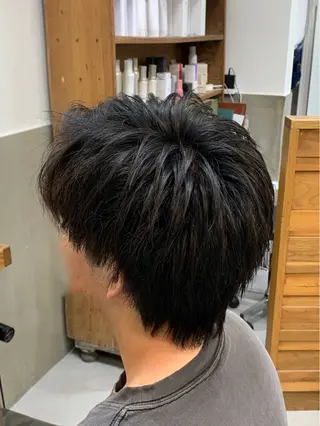 ミディアム メンズ ✂️RIKUKI🎨 【駒込美容師🎀】のヘアスタイル