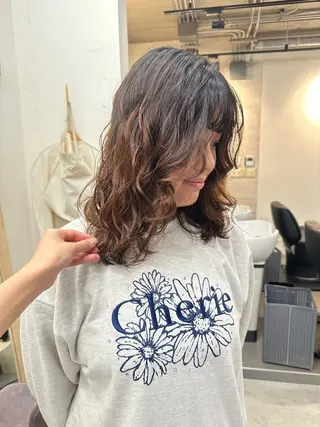 パーマ 東京 千駄ヶ谷🫧 hiyori🫧のヘアスタイル