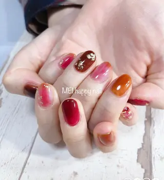 ネイル 北浦和 自爪育成ケアのネイルデザイン