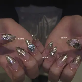 ネイル honoka ガーリーネイル໒꒱のネイルデザイン