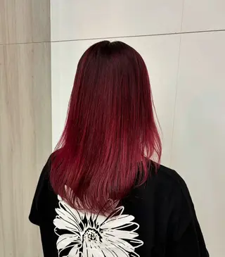 ミディアム 西宮/トレンドカラー /美馬本紅亜のヘアスタイル
