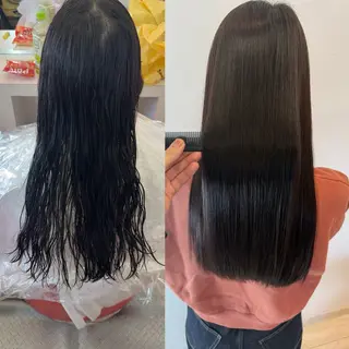 ロング 中野 光瑠のヘアスタイル