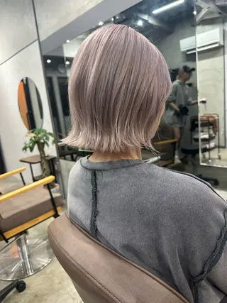 ミディアム カラー AiM エイム　韓国レイヤーのヘアスタイル