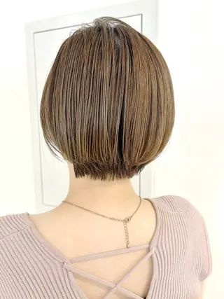 ショート カラー 池袋レイヤーカット/ 顔まわりtaigaのヘアスタイル