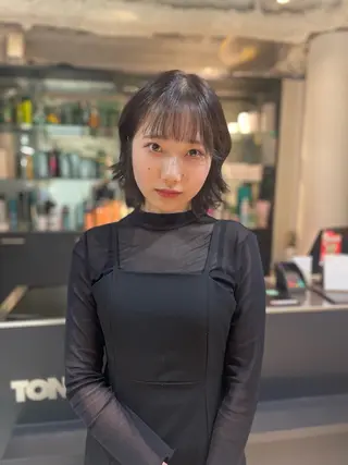 ミディアム レイヤーカット/ 堀匠吾のヘアスタイル