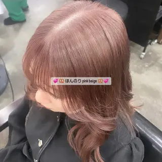 セミロング カラー 𝐑𝐢𝐤𝐚 ໒꒱♡のヘアスタイル