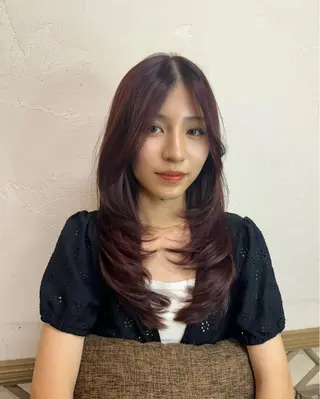 ロング カラー Bonheur銀座 /前田 栞九郎のヘアスタイル