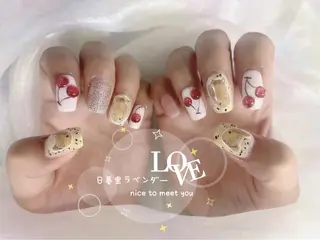 ネイル ラベンダー💖日暮里 ルル💖ネイルのネイルデザイン