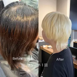 ショート カラー daiki 原宿のヘアスタイル