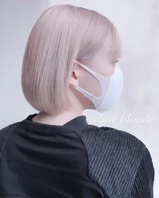 ミディアム カラー 💜ハイトーン💛 マジカルかいちゃんのヘアスタイル