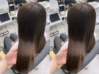 セミロング AKANE 【zina新宿】のヘアスタイル