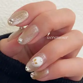 ネイル ネイル/耳つぼ /新ホワイトニングのネイルデザイン