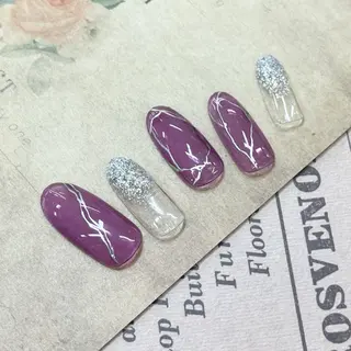 ネイル ⭐︎休業中の練習⭐︎ JNA認定講師髙橋のネイルデザイン