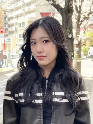 ロング 園田 渉 ◤SHIKIO◢のヘアスタイル