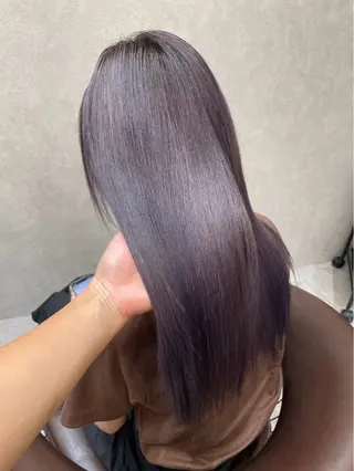 ロング カラー MOMOHA/ 🍑レイヤーカットのヘアスタイル