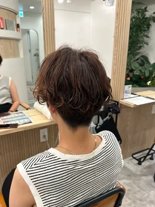 ショート パーマ ROPE🫧 フウカのヘアスタイル