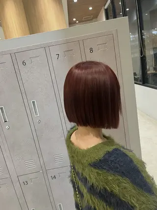 カラー 福島 果音のヘアスタイル