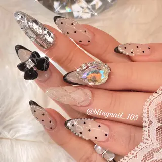 ネイル 23時まで❤︎韓国、 ワンホンネイルのネイルデザイン