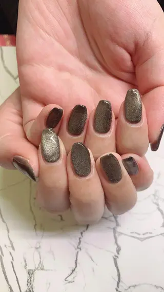 ネイル はな💎ネイル ワンホン、長さ出しのネイルデザイン