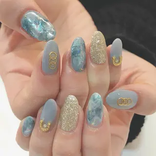 ネイル 中牟田 彩水のネイルデザイン